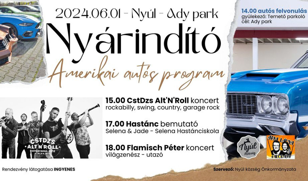 Ny&aacute;rind&iacute;t&oacute; amerikai aut&oacute;s program