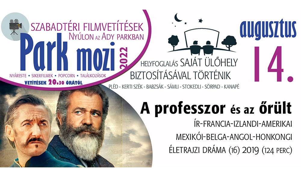 Park mozi - A professzor &eacute;s az őr&uuml;lt