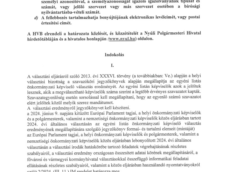 Határozat 2. oldal