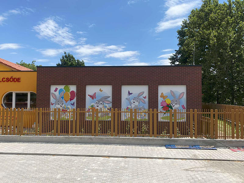 Nyuszi bölcsőde bővítése Nyúl községben