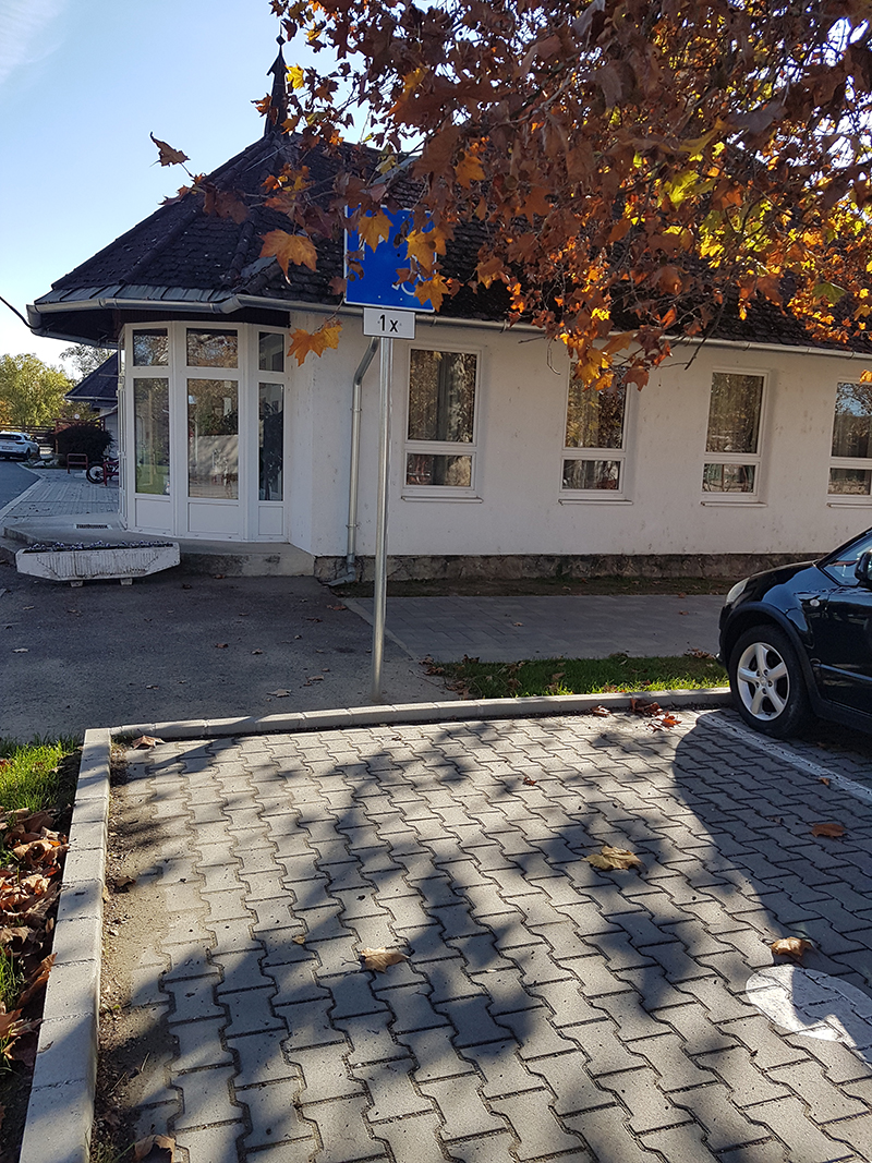 Településközponti parkoló kialakítása Nyúl községben